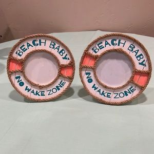 A Pair of Beach Picture Frames